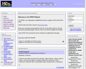 The 2004 HPDP Site The 2004 HPDP site